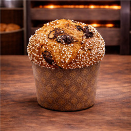 Panettone cu Ciocolata si Portocala Confiata – Desert Artizanal cu Maia Salbatica | [Doar Grane]