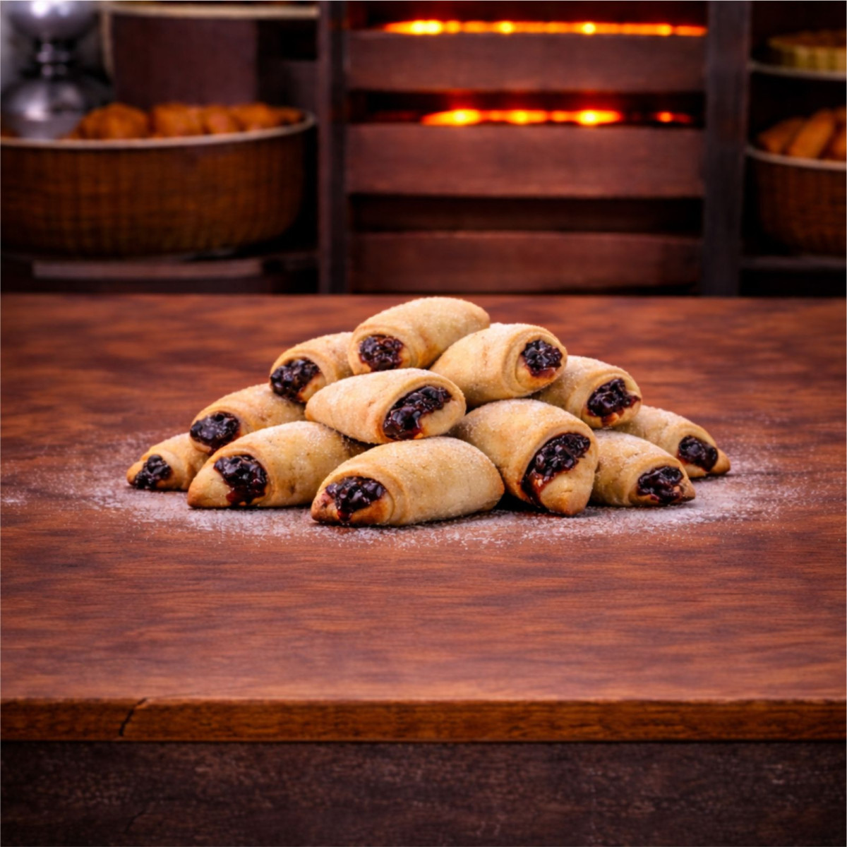 Cornulete cu Magiun de Prune – Desert Artizanal Fraged si Natural | [Doar Grane]