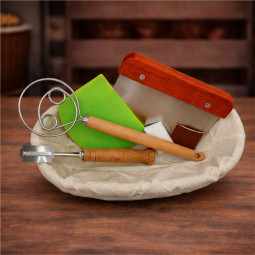 Kit ustensile paine cu maia | Set complet pentru panificatie | Doar Grane