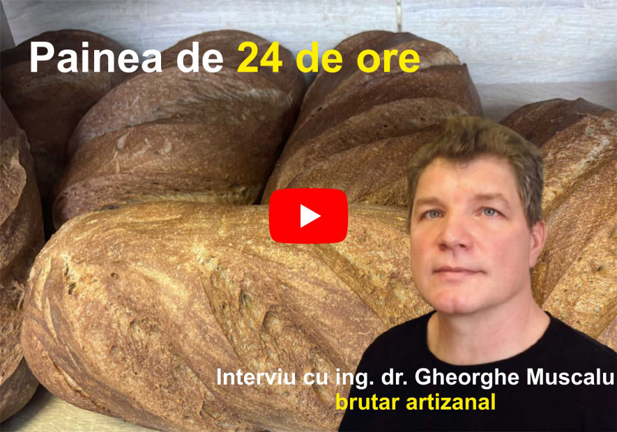 Brutarul artizanal Gheorghe Muscalu produce painea cu cele mai putine ingrediente